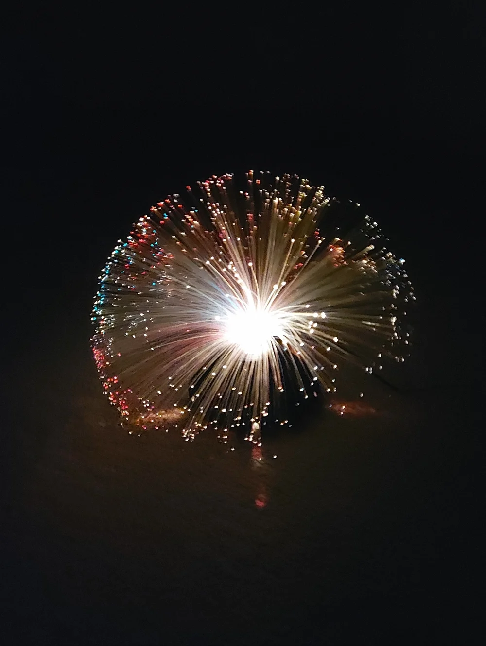 Fiber Optic Light Decorative Accent Lamp Corded Multicolor
